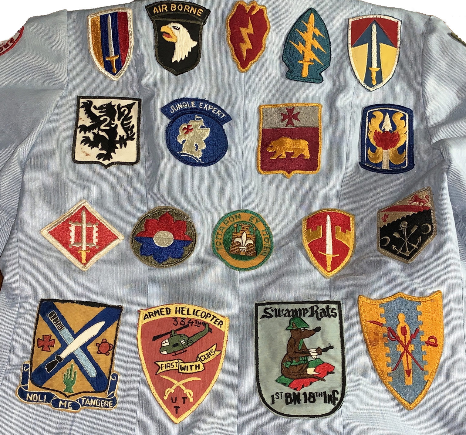 Memorabilia Monday #2 – See 18 unit patches from a Donut Dollie’s archive